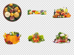 超市新鮮有機(jī)水果蔬菜集合傳單模板 一站式食物飲品生活素材大全